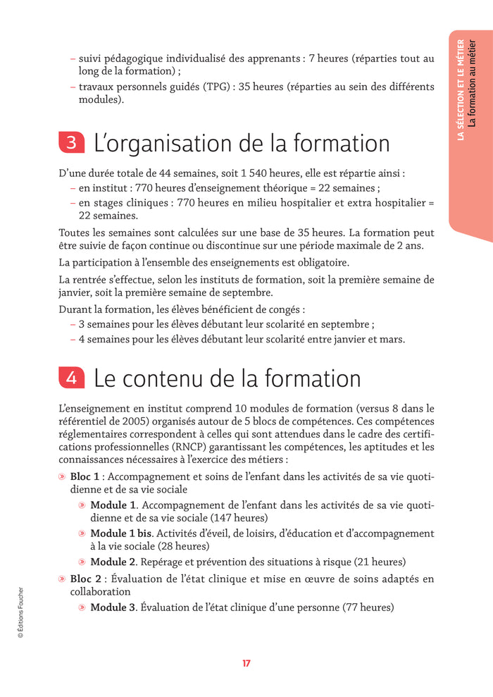 Réussite admission Entrée en IFAP - Auxiliaire de puériculture 2026