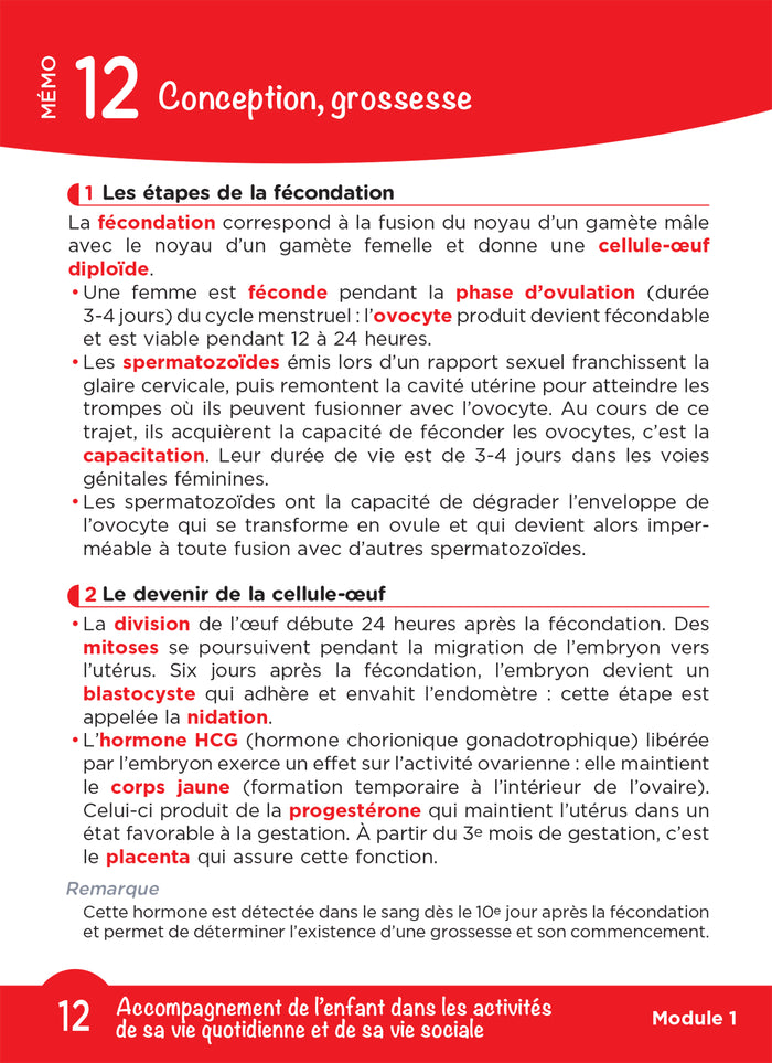 Tout le DEAP en fiches mémos - IFAP - Diplôme État Auxiliaire puériculture - 2025-2026