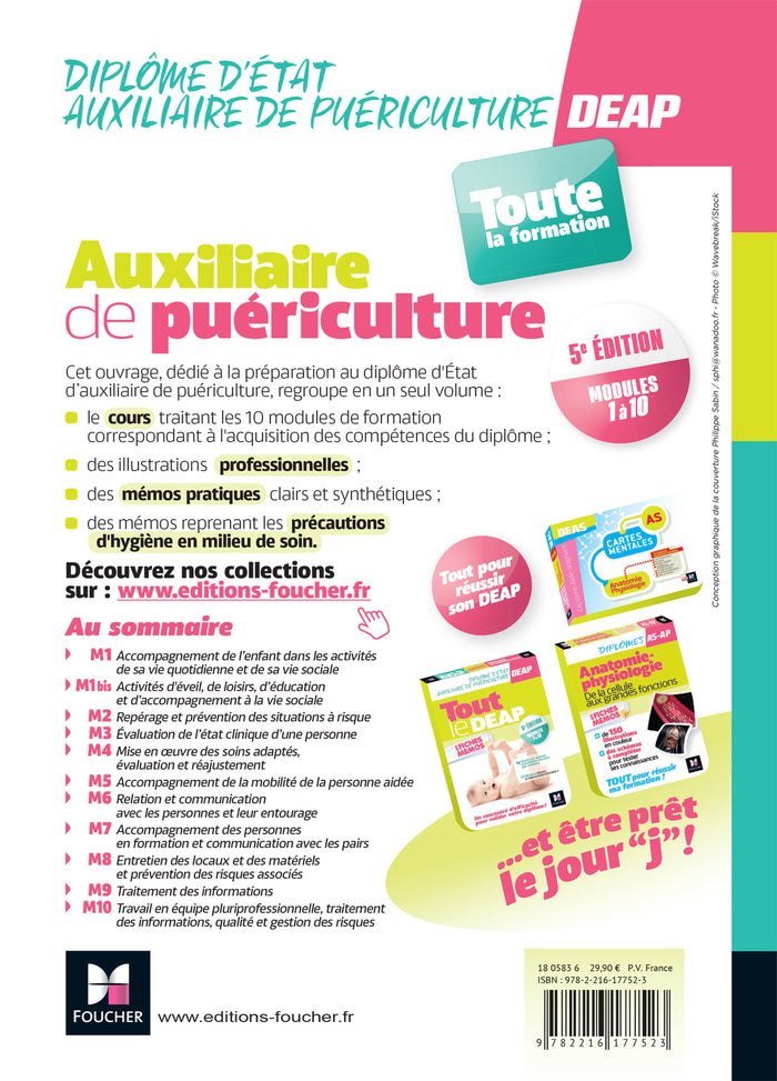 Tout-en-un DEAP - IFAP - Diplôme État Auxiliaire puériculture Programme complet - 2025-2026