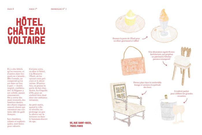 Paris chéri - Hotel book