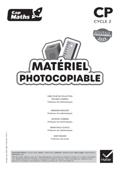 Cap Maths CP - Ed. 2025 - Matériel photocopiable