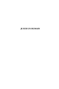 Je suis un humain