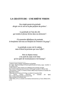 Voyage en pays du bénédicité