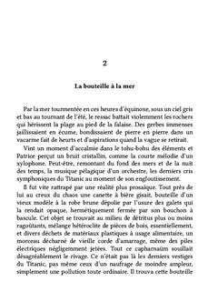 Cette bouteille à la mer