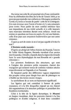 Bene Mana, les souvenirs de nous, tome 1