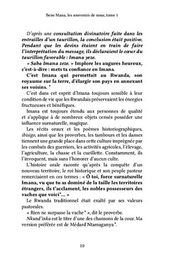 Bene Mana, les souvenirs de nous, tome 1