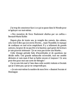 En décalage...