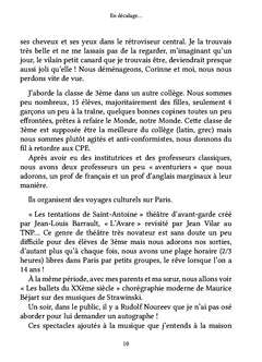 En décalage...