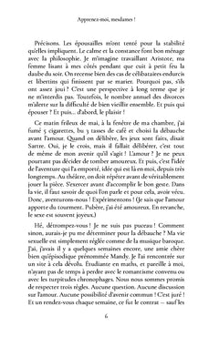 Apprenez-moi, mesdames !