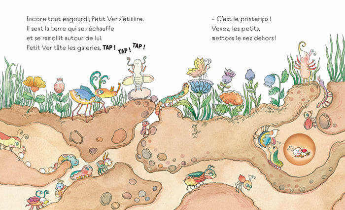 Petit ver au fil des saisons