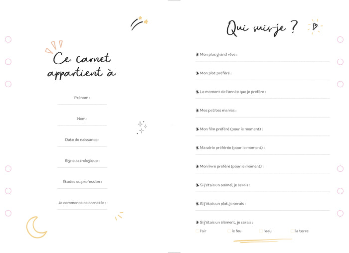 Mon tracking journal