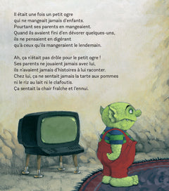 Le petit ogre veut aller à l'école