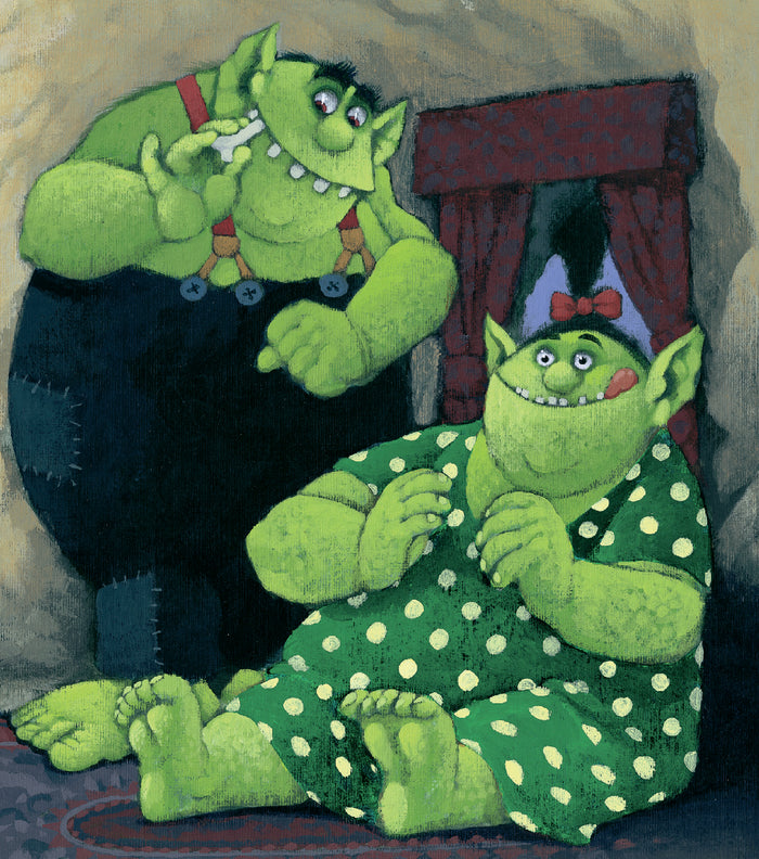 Le petit ogre veut aller à l'école