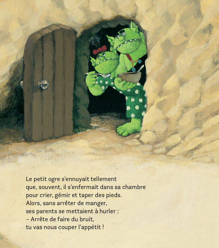 Le petit ogre veut aller à l'école