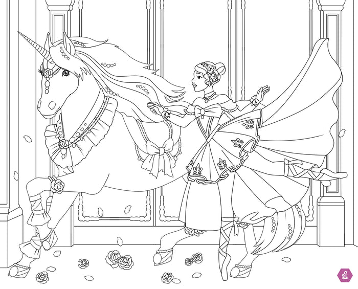 Licornes de rêve - Carnet créatif - Magie des Ballerines