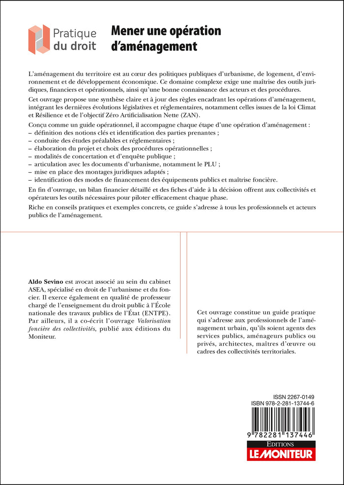 Mener une opération d'aménagement