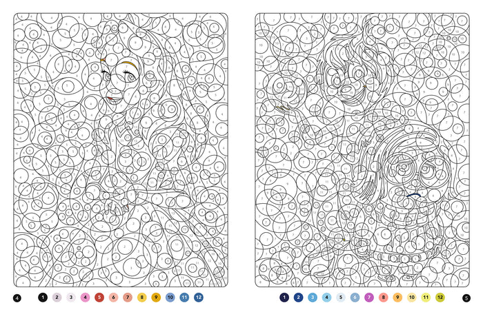 DISNEY - Mes coloriages magiques - Cercles mystères