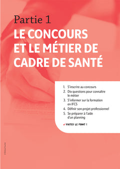 Réussite Concours - Cadre de santé - Entrée en IFCS - Préparation complète 2026-2027