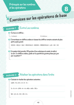 Cahier de l'étudiant Infirmier - Calcul de doses