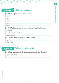 Cahier de l'étudiant Infirmier - Calcul de doses