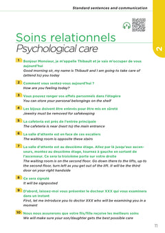 Anglais médical - guide infirmier