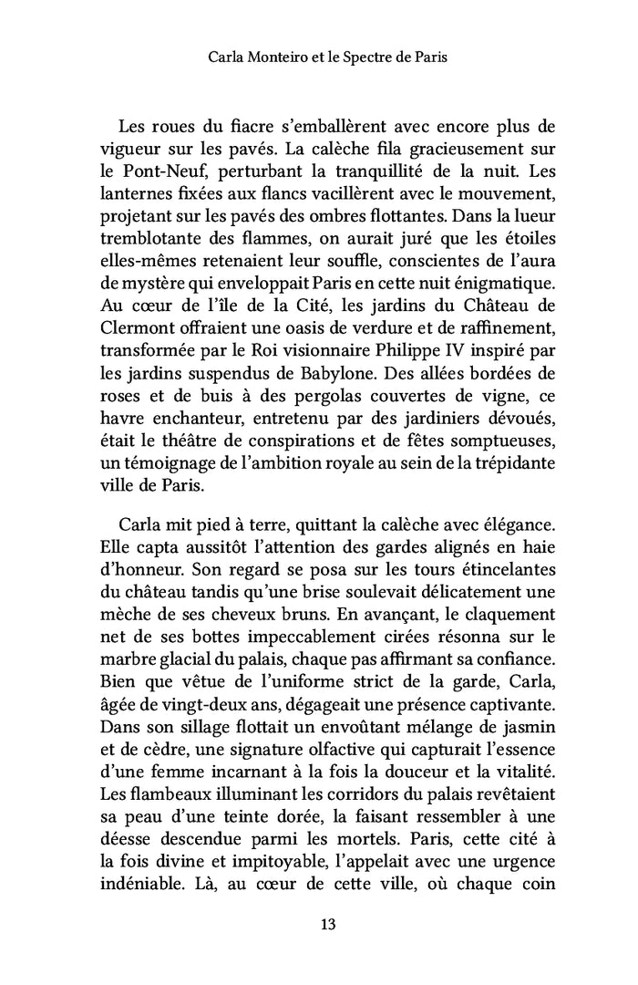 Carla Monteiro et le Spectre de Paris