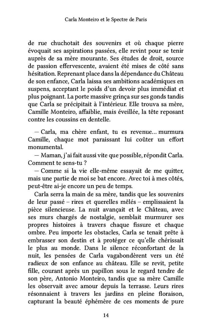 Carla Monteiro et le Spectre de Paris