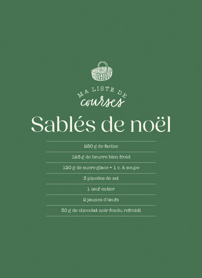 Mon petit carnet gourmand - Recettes de Noël