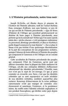 La vie du peuple bassa (Cameroun) - Tome 1