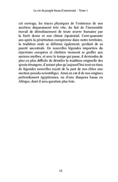 La vie du peuple bassa (Cameroun) - Tome 1
