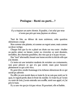 Resté ou parti : la vie que je n'ai pas vécue