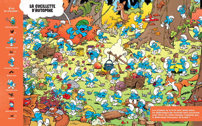 Les Schtroumpfs - Cherche et Trouve - Au pays des Schtroumpfs