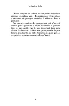 La fraîcheur du feu