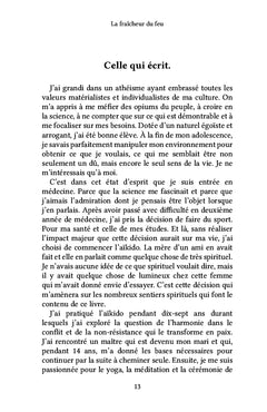 La fraîcheur du feu