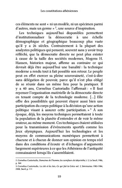 Les constitutions athéniennes