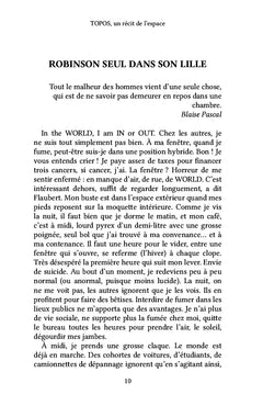 TOPOS, un récit de l'espace