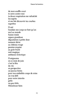 Danser les lumières
