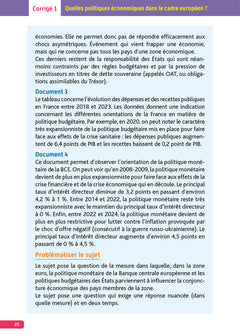 Annales Objectif Bac 2026 - Spécialité SES Tle