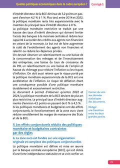 Annales Objectif Bac 2026 - Spécialité SES Tle