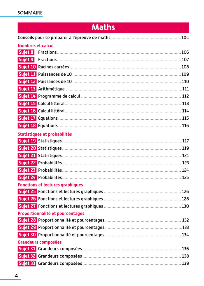Annales Brevet 2026 - Tout-en-un 3e
