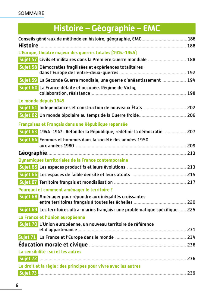 Annales Brevet 2026 - Tout-en-un 3e
