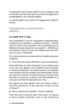 Tous psycho-agiles !