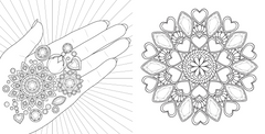 Mandalas Pierres précieuses