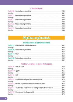 Annales Objectif Bac 2026 - Spécialité Maths Tle
