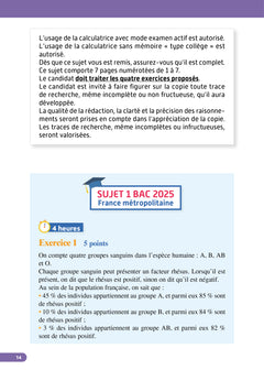 Annales Objectif Bac 2026 - Spécialité Maths Tle