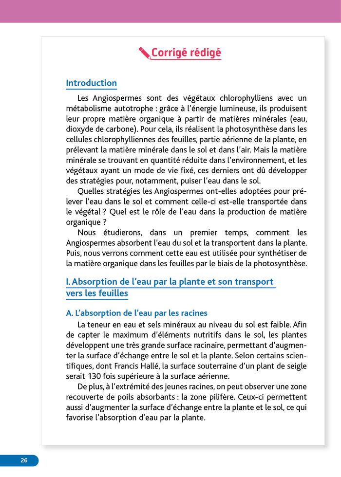 Annales Objectif Bac 2026 - Spécialité SVT Tle
