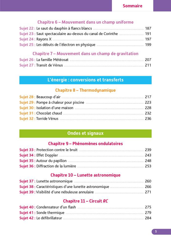 Annales Objectif Bac 2026 - Spécialité Physique-Chimie Terminale