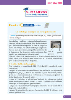 Annales Objectif Bac 2026 - Spécialité Physique-Chimie Terminale