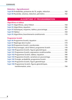 Annales Brevet 2026 - Maths 3e - sujets et corrigés