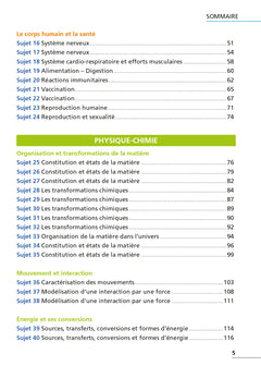 Annales Brevet 2026 - Sciences 3e
